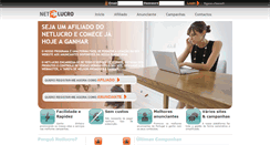 Desktop Screenshot of netlucro.com